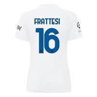 Inter Milan Davide Frattesi #16 Vieraspaita Naiset 2023-24 Lyhythihainen